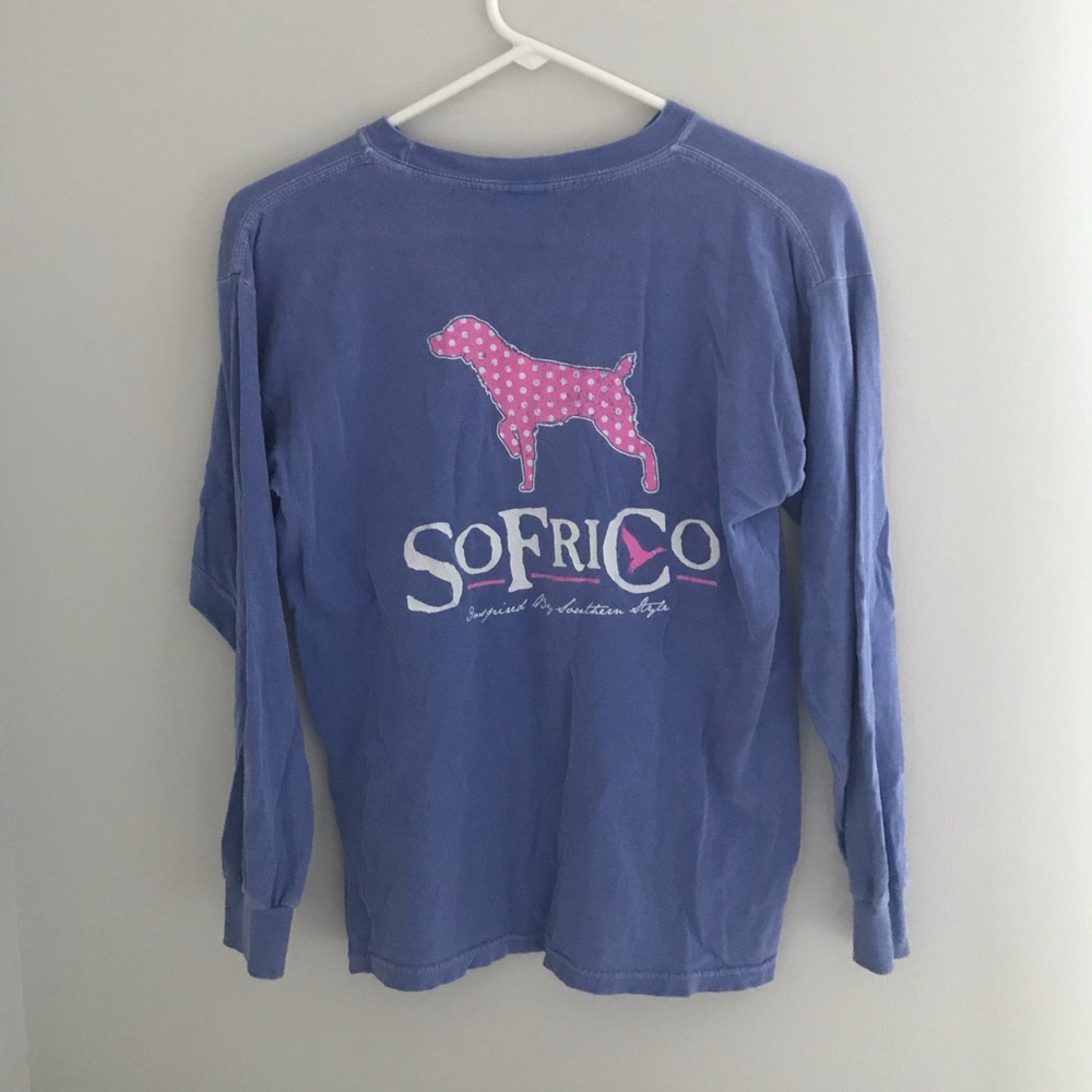 Youth southern fried cotton long sleeve tee